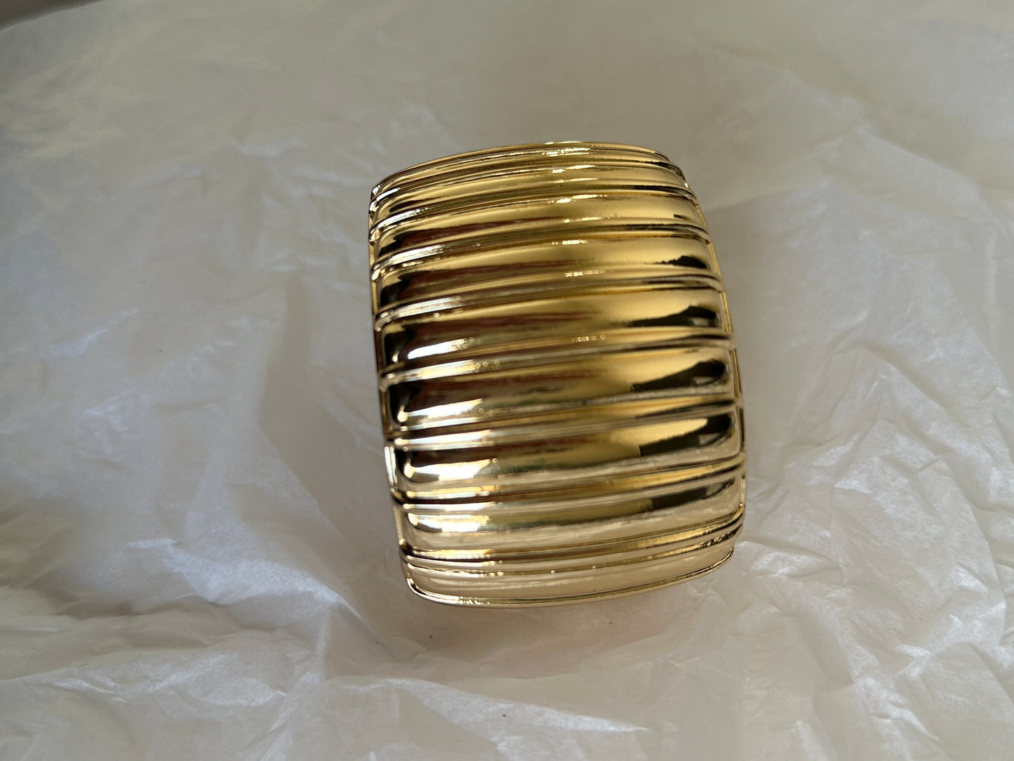 “Make a statement”- Gold Bangle