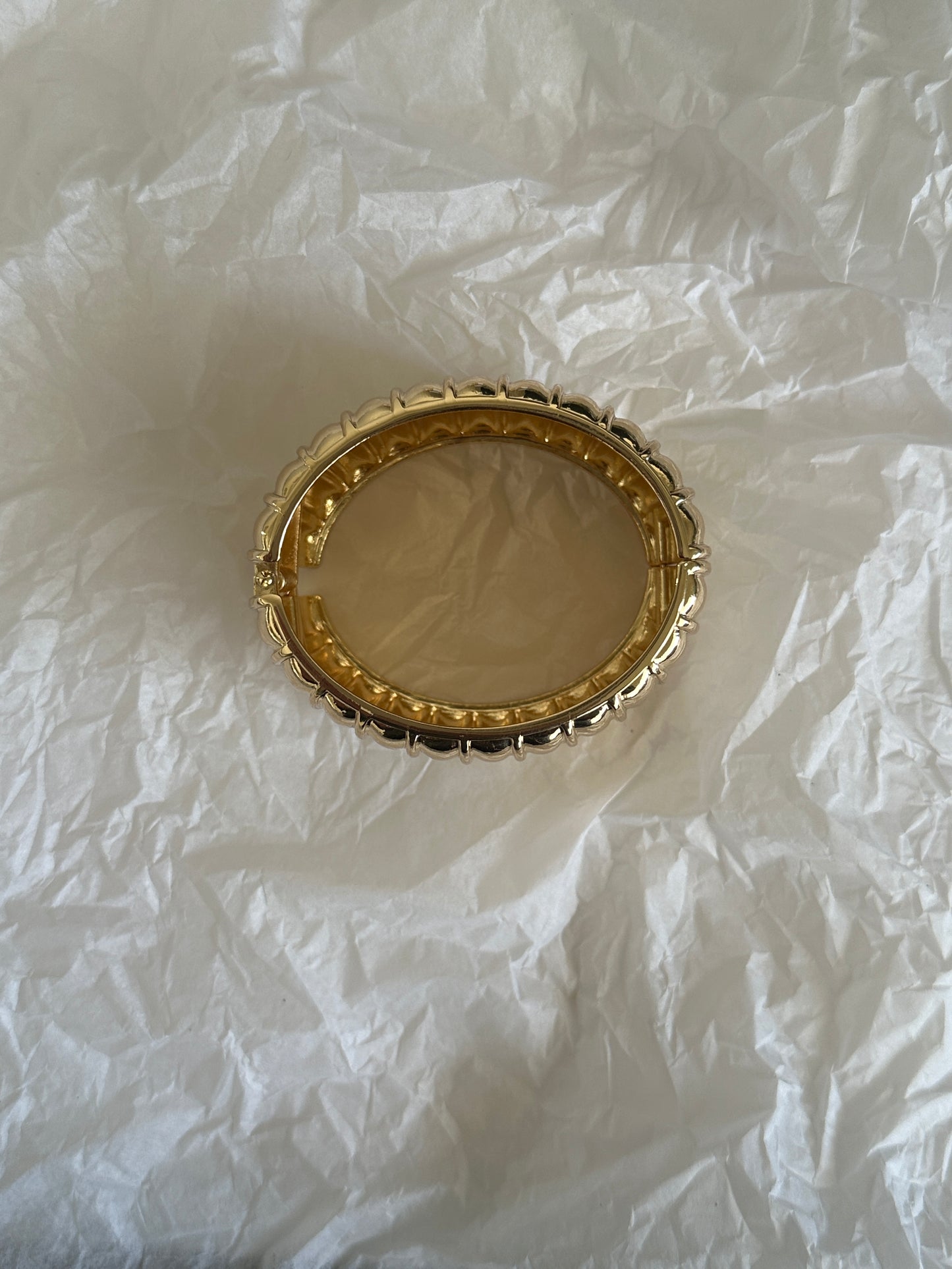 “Make a statement”- Gold Bangle