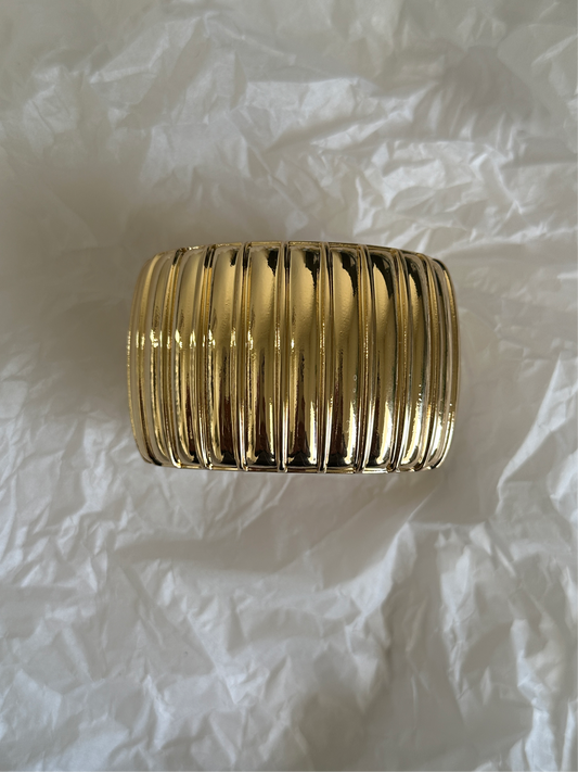 “Make a statement”- Gold Bangle