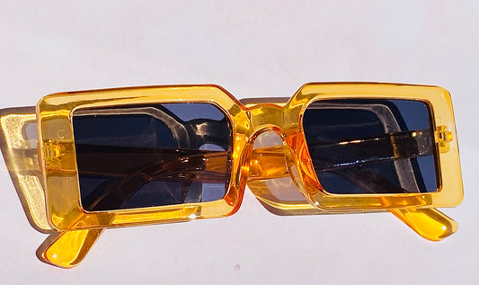 "ORANGE TEA" Rectangle Sunglasses