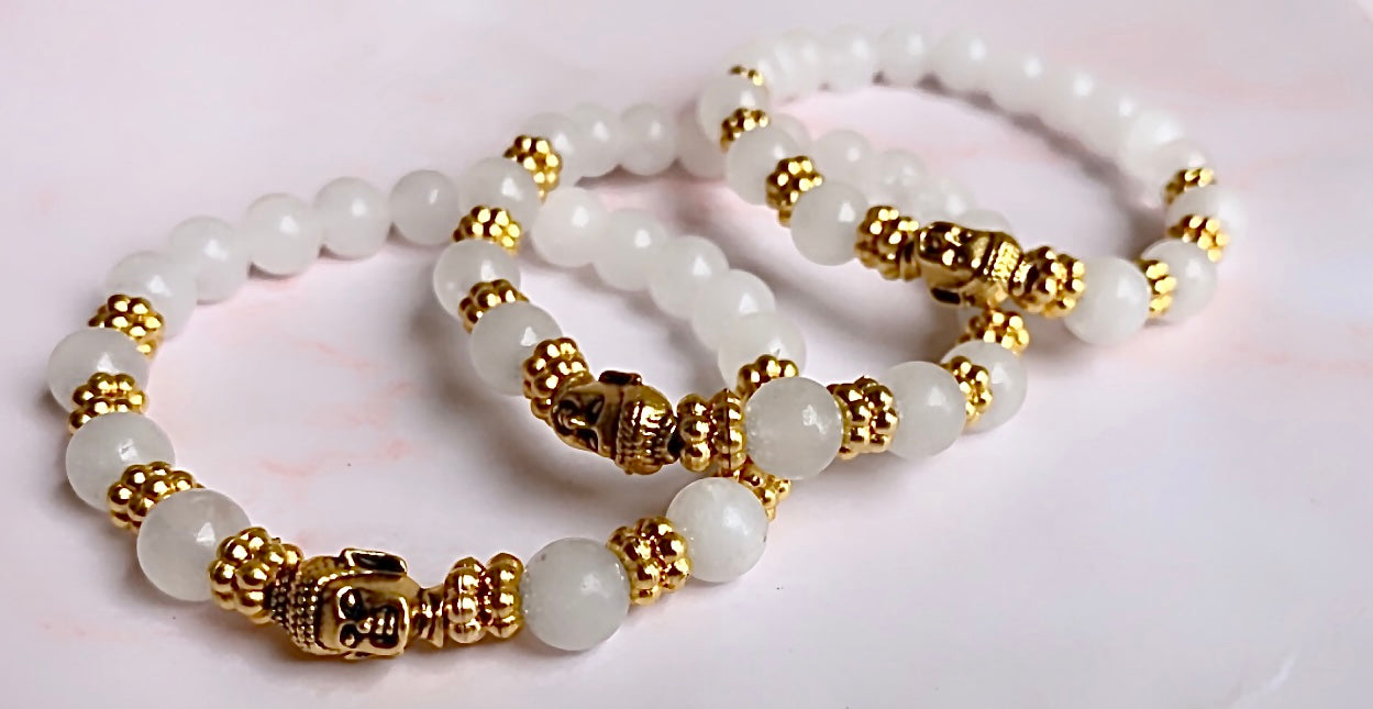 "BUDDAH HEAD" Bracelet (3pc set)