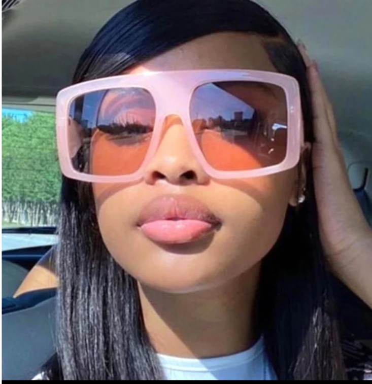 "BLUSH ME" Oversized Sunglasses